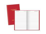 Standard Diary Daily Diary Red 8 3 16 X 13 7 16 2016