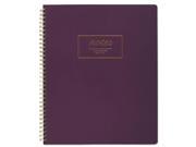 Cambridge 49567 Fashion Twinwire Business Notebook 11 X 9 Purple. 80 Sheets
