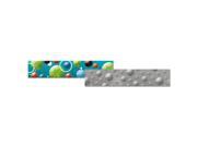 Teacher Created Resources TCR9596 Holographic Border 3 Inch X 33 Inch Circles And Dots; Silver Dots
