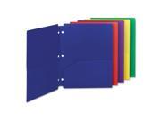 Smead 87939 Campus.Org Poly Snap In Two Pocket Folder 11 X 8 1 2 Assorted 10 Pack