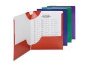 Smead 87800 Campus.Org Lockit Two Pocket Folder 11 X 8 1 2 Assorted 8 Pack