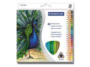 Staedtler 1270C48A6 Triangular Colored Pencil Set H 3 2.9Mm 48 Assorted Colors