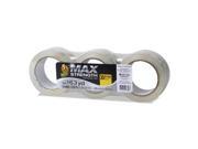 Duck 241510 Max Packaging Tape 1.88 Inch X 54.6 Yds 3 Inch Core Crystal Clear 3 Pack