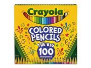 Crayola 68 8100 Long Barrel Colored Woodcase Pencils 3.3 Mm 100 Assorted Colors Set