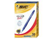 BIC VLGB361 BLU Velocity Retractable Ball Pen Blue Ink 1.6 Mm 36 Pack