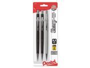 Pentel P205MBP3M Sharp Mechanical Drafting Pencil 0.5 Mm Assorted Barrels 3 Pack