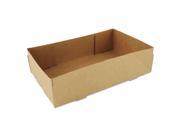 4 Corner Pop Up Food and Drink Tray 8 5 8 x 5 1 2 x 2 1 4 Brown 500