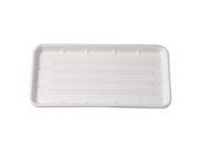 Genpak 1025S Supermarket Trays White Foam 8 X 14 3 4 X 1 125 Bag 2 Bags Carton