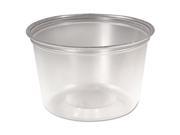 SOLO Cup Company MC160X 00090 M Line Food Container Cups 16 Oz Plastic Clear 50 Pack 10 Packs Carton