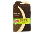 Greener Clean Heavy Duty Scour Pads 4.01 x 7 Brown 3 Pack 87223312