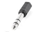 1 Piece Audio Aux 6.35mm to 3.5mm Male to Female Stereo Headphone Plug Adapter