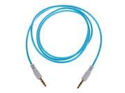 3.5mm Male to Male Audio Cable Blue 105cm