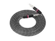 3.5mm TRRS Male to 3.5mm Male Audio Cable Grey