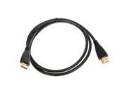 Gold Plated 1080i HDMI V1.3 M M Connection Cable 1M Length