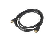 Gold Plated HDMI V1.4 A Type Male to A Type Male Connection Cable Black 1.8M Length