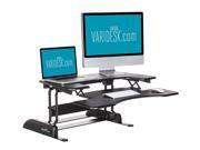 Height-Adjustable Standing Desk - VARIDESK Pro Plus 36 - Black Height-Adjustable Standing Desk - VARIDESK Pro Plus 36 - Black