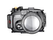 Neewer 40m 130ft Underwater PC Housing Camera Waterproof Case for Sony A6000 with 16 50mm Lens
