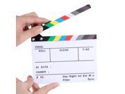 Neewer Acrylic Plastic 6x5 15x12cm Dry Erase Director s Film Clapboard Cut Action Scene Clapper Board Slate with Color Sticks