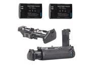 Neewer Professional Vertical Battery Grip Replacement for BG E16 2 PCS Rechargeable Battery Replacement for LP E6 Li ion or 6pcs AA Batteries for Canon EOS 7D