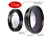 Neewer 0.45x 72mm Wide Angle Lens with Macro for Canon EOS 7D 60D EF 28 135mm f 3.5 5.6 IS EF S 18 200mm f 3.5 5.6 IS USM 1v XL2 XH A1 EF 35mm f 1.4L USM