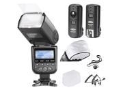 Neewer NW690 I TTL Slave Flash Speedlite Kit for D7000 D7100 D7200 and other NIKON DSLR cameras includes Neewer NW690 Flash 2.4 GHz Wireless Trigger N1 N3 Cor