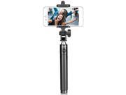 Neewer 7 31 18cm 80cm U Shape Self portrait Monopod Extendable Selfie Stick with Built in Bluetooth Remote Shutter Black
