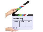 Neewer 10 x12 25cm x30cm Acrylic Colorful Director s Movie Film TV Cut Action Scene Dry Erase Slateboard Clapper Clapboard