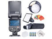 Neewer® MK900 i TTL LCD Display Speedlite Master Slave Flash Kit for Nikon D3S D50 D60 D70 D70S D80 D80S D200 D300 D300S D700 D3000 D3100 D5000 D5100 D7000 and