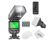 Neewer® NW561 Speedlite Flash Kit for Canon Nikon Olympus Fujifilm DSLR Cameras Include NW 561 Flash Flash Diffuser 5 in 1 Multi Function Remote Control 4 *