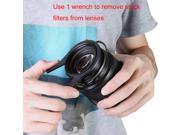 Neewer Ridged Interior Camera Lens Filter Wrench Kit Pair of Two Fit Lens Thread 48 58mm for Canon Nikon Sony and Other DSLR Cameras