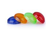 Neewer® 4 Pieces Color Filter Set Red Green Orange Blue for Neewer AC Slave Flash Strobe Bulb S45T 45W 110V