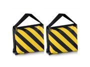 NeewerÂ® Set of Two Black/Yellow Heavy Duty Sand Bag 