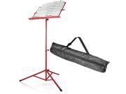 Neewer® Folding 17.7 42 45cm 107cm Height Adjustable Music Stand for Sheet Music with Solid Tripod Base Angle Adjustable Bookplate Waterproof Carrying Bag