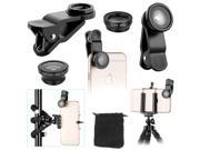 Neewer iPhone Camera Lens Kit Compatible with Other Smartphones Accessory Kit includes 1 3 IN 1 Clip Lens Set Fisheye Lens Wide Angle and Macro Lens 1 Trip