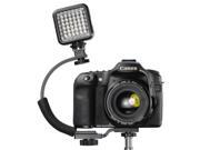 Neewer C Shape Bracket for Flash LED Video Light DV Mini DV Camcorder DC DSLR Cameras