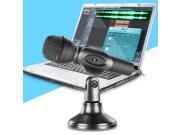 Neewer® Mini Studio Microphone with 3.5mm Stereo Plug and Desktop Stand for PC Computer or Laptop Ideal for Whatsapp QQ MSN SKYPE Internet Chat Podcast