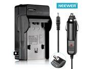 Neewer AC CAR Battery Charger for Sony NP FV50 NP FP50 NP FH70