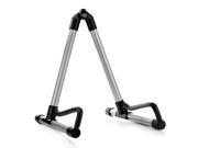 Neewer® Grey NW 01 Universal Combined Aluminum Alloy A Frame Guitar Stand for Acoustic Electric Bass Guitars Ultimate Lightweight Portable Stable Musical I