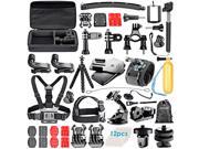Neewer® 53 In 1 Sport Accessory Kit for GoPro Hero4 Session Hero1 2 3 3 4 SJ4000 5000 6000 7000 Sony Olympus Action Cam iPhone 6s Plus 6s 6Plus 6 5 5s 5c 4s 4