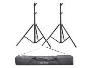 Neewer® 2 Pieces 75 6 Feet 190CM Photography Light Stands with 36 92cm Carrying Bag for Reflectors Softboxes Lights Umbrellas Backgrounds