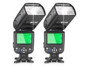 Neewer® Two E TTL Flash Speedlite for Canon DSLR Camera Such as 5D Mark II 5D Mark III 700D 650D 600D 1100D 550D 500D 100D 6D NW 562