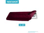 Neewer® Keyboard Dust Cover for 76 Key Keyboards Dimension 47.2 * 15.7 * 5.5inch 120 * 40 * 14cm Rose Red