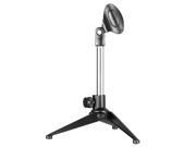 Neewer® Foldable Metal Tripod Desktop Microphone Stand With Handheld Mic Clip Holder 6 8 16cm 20cm Height Adjustable for Meetings Lectures Podcasts and