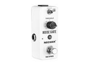 Neewer® Aluminium alloy Noise Killer Guitar Noise Gate Suppressor Effect Pedal with 2 Working Models and LED Indicator