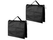 Neewer® 2 Pack Photography Studio Water Bag with 4 Outer Pouches for Light Stands Boom Stand Tripod Black