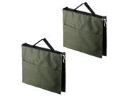 Neewer® 2 Pack SP WCM Photo Video Studio Softbox Photo Holding Panel Boom Arm Bar Water Bag with 4 Outer Pouches Army Green