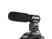 Neewer Aluminum Alloy Professional Stereo 3.5mm Recording Interview Microphone with 10dB Sensitivity Enhancement for DSLR Camera DV Recorder Camcorder