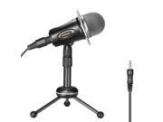 Neewer Yanmai Professional Condenser Sound Podcast Studio Microphone with 3.5mm Audio Cable and Mini Tripod Stand for Chatting over QQ MSN SKYPE and Singing ove