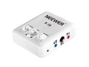 Neewer External USB Sound Card with Free Drive Design for Singing Recording Music Listening White