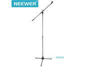 Neewer 40 66 inches 101 168 centimeters Aluminum Alloy Microphone Stand with 32 inches 80 centimeters Boom Arm and Microphone Clip for Sound Recording Performi